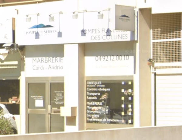 Photographie de la Pompes Funèbres des Collines de Cagnes-sur-Mer