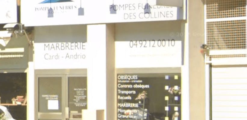 Photographie de la Pompes Funèbres des Collines de Cagnes-sur-Mer
