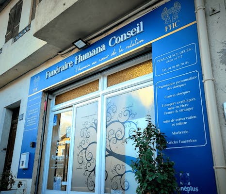 Photographie de la Pompes funèbres Humana Conseil de Marseille
