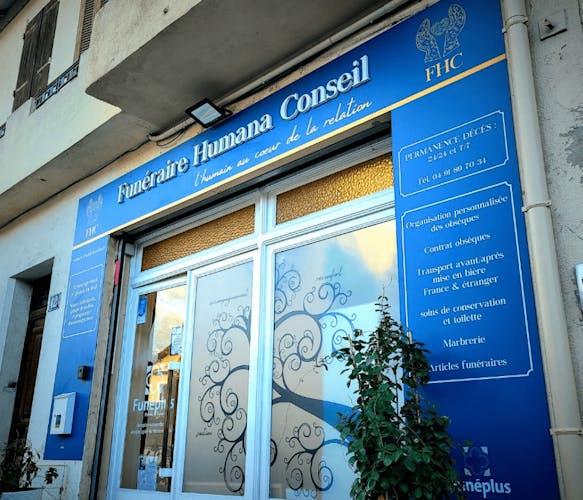 Photographie de la Pompes funèbres Humana Conseil de Marseille
