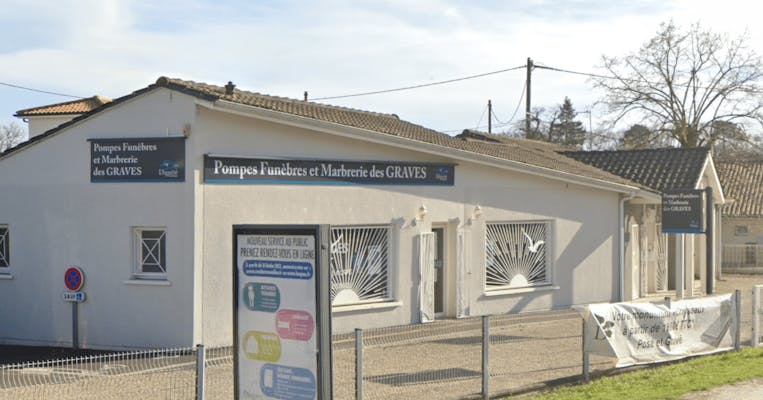 Photographie de la Pompes Funèbres et Marbrerie des Graves - Dignité funéraire