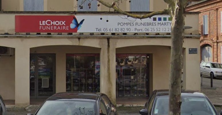 Photographie de la Pompes Funèbres Marty de Verdun-sur-Garonne
