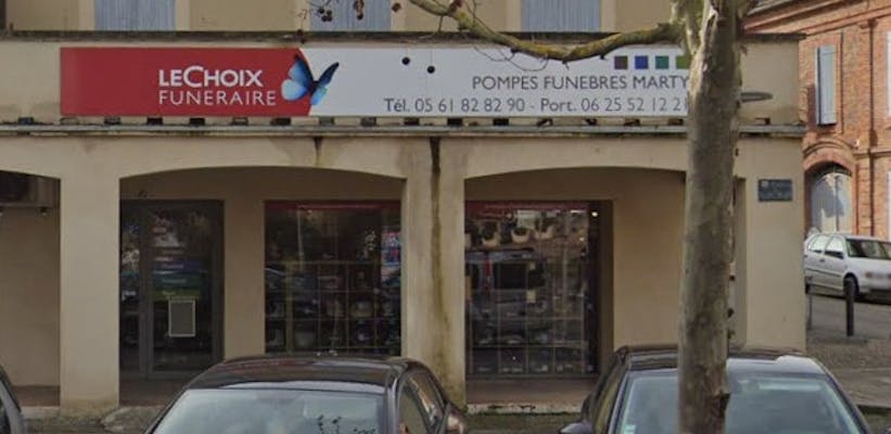 Photographie de la Pompes Funèbres Marty de Verdun-sur-Garonne