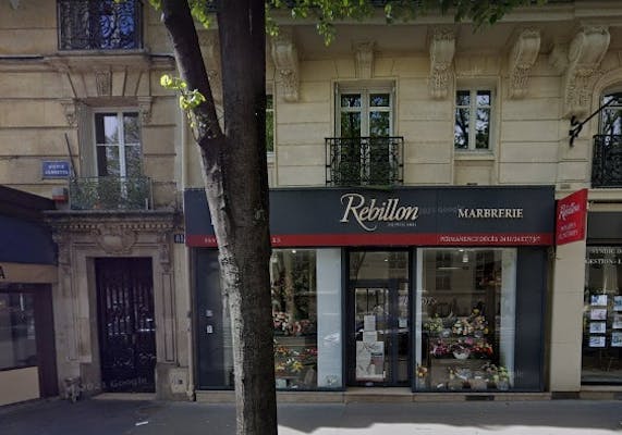 Photographie de Pompes Funèbres Marbrerie Rebillon de Paris