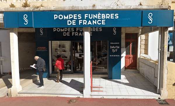 Photographie de la Pompes Funèbres de France de Cannes