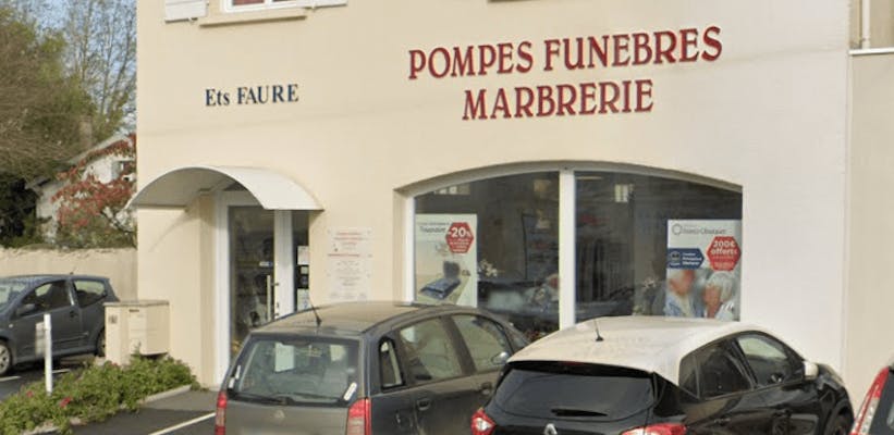 Photographie Pompes Funèbres Marbrerie Saintaises - Ets Faure de Saintes