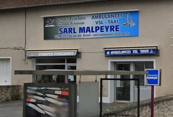 Photographie Pompes Funèbres Malpeyre de Piégut-Pluviers