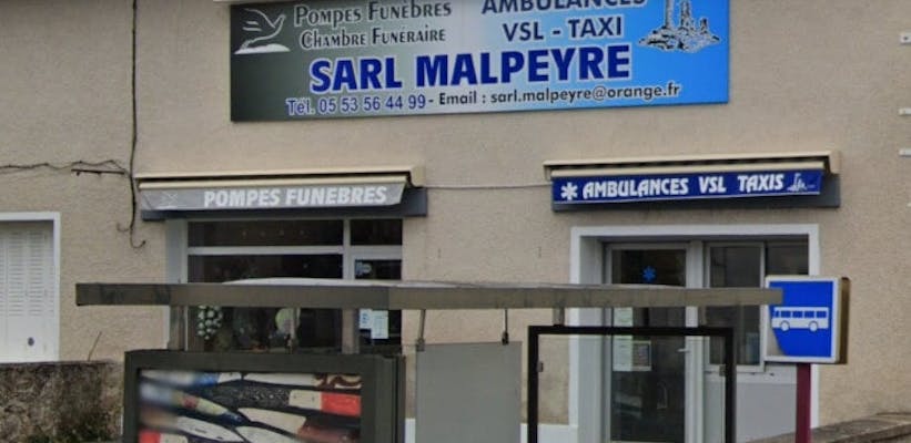 Photographie Pompes Funèbres Malpeyre de Piégut-Pluviers