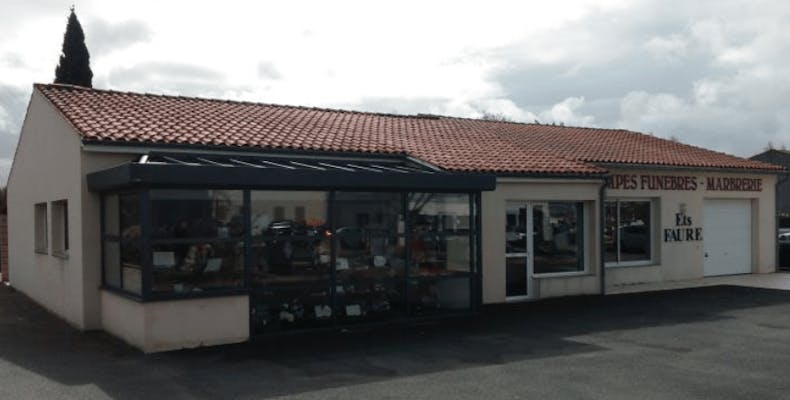 Photographie de la Pompes funèbres Marbrerie Faure