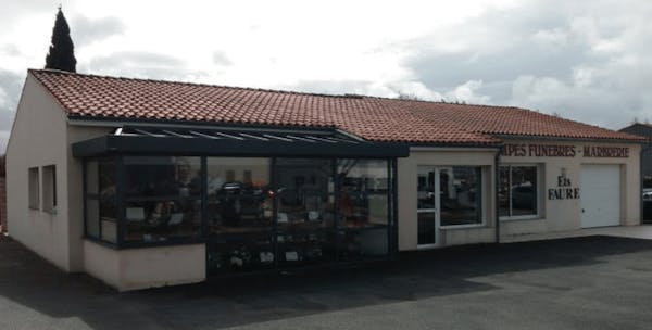 Photographie de la Pompes funèbres Marbrerie Faure