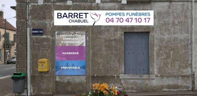Photographie de la Pompes Funèbres Barret Chabuel