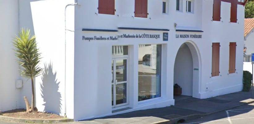 Photographie de la Pompes Funèbres Côte Basque de Biarritz