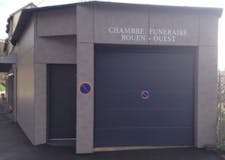 Devanture de Pompes funèbres de Normandie