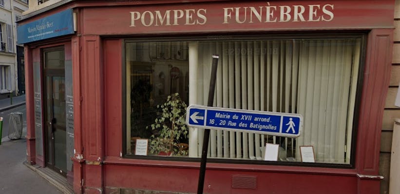 Photographie de Pompes Funèbres Marbrerie Maison Maurice Beer de Paris