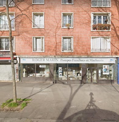 Photographie de Pompes Funèbres Marbrerie Roger Marin de Paris 17