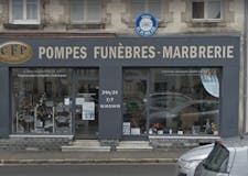 Devanture de Pompes Funèbres Funéraire Pezin