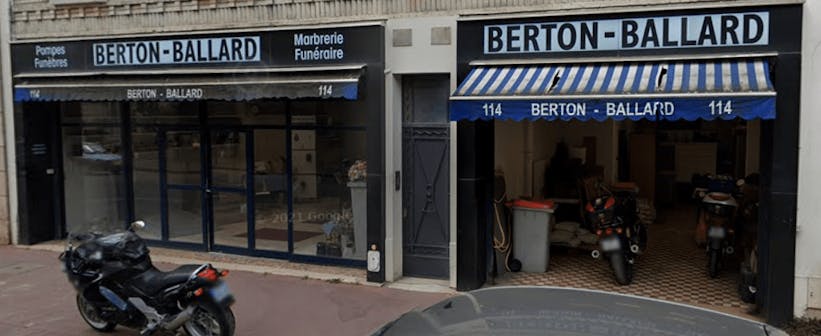 Photographie de la Pompes Funèbres Berton-Ballard de Montrouge