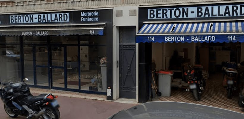 Photographie de la Pompes Funèbres Berton-Ballard de Montrouge