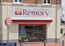 Devanture de Pompes Funèbres REMORY - Le Choix Funéraire