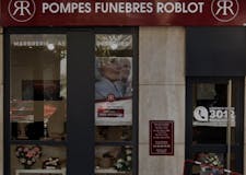 Devanture de Pompes Funèbres ROBLOT