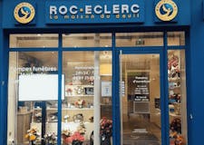 Devanture de Pompes Funèbres Roc'Eclerc