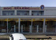 Devanture de Pompes Funèbres Roc Eclerc