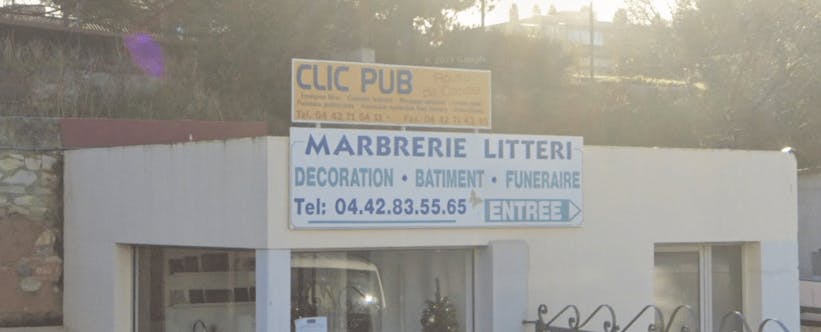 Photographie de la Marbrerie Daubinet-Litteri