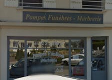 Devanture de Pompes Funèbres Marbrerie Banasiak