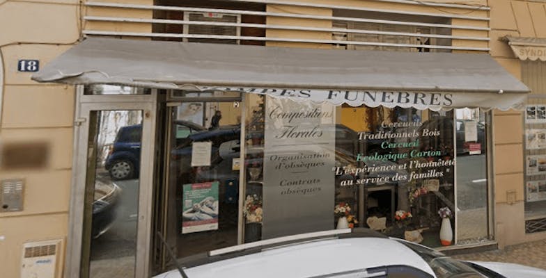 Photographie de la Pompes Funèbres de Koning de Menton 