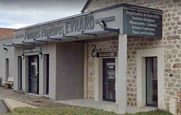 Photographie de la Pompes Funèbres Evrard de Montaigu
