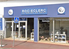 Devanture de Pompes Funèbres ROC ECLERC