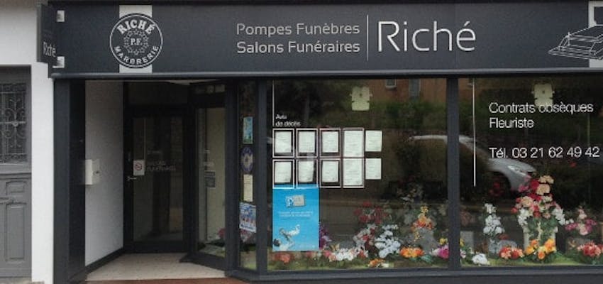 photo de l'agence Pompes Funèbres Marbrerie Riché