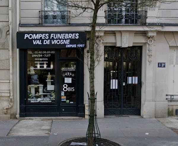 Photographie de la Pompes Funèbres du Val de Viosne de Paris