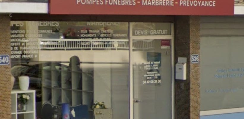 Photographie de la Pompes funèbres Florian Leclerc Sublimatorium de la Ciotat
