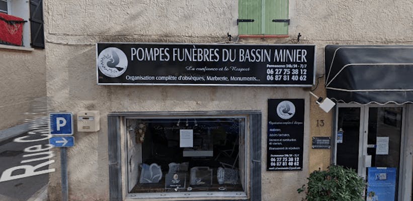 Photographie de Pompes Funèbres du Bassin Minier de Gréasque