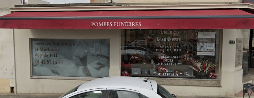 Photographie de la Pompes funèbres et Marbrerie Rebillon de Montreuil