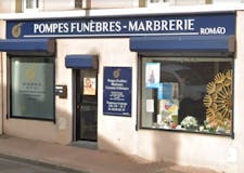 Devanture de Pompes Funèbres Romao