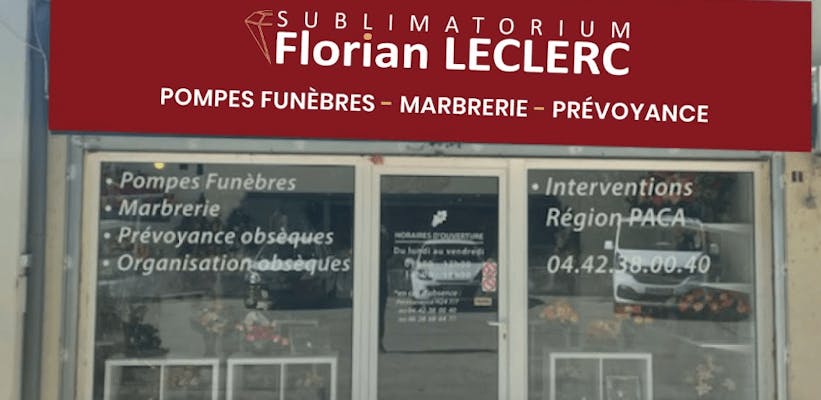 Photographie de la Pompes funèbres Florian LECLERC de Meyrargues