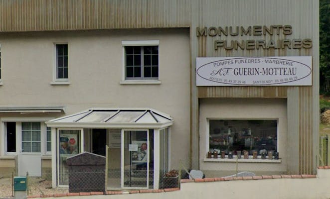 Photographie Pompes Funèbres Guerin-Motteau de Saint-Benoît