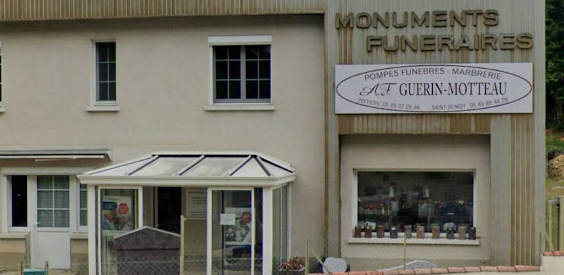 Photographie Pompes Funèbres Guerin-Motteau de Saint-Benoît