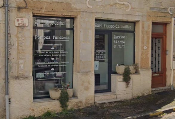 Photographie de la Pompes Funèbre Figeac-Calmeilles de Salviac

