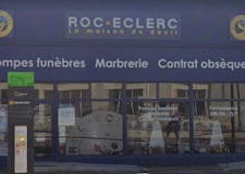 Devanture de Pompes Funèbres Roc'Eclerc