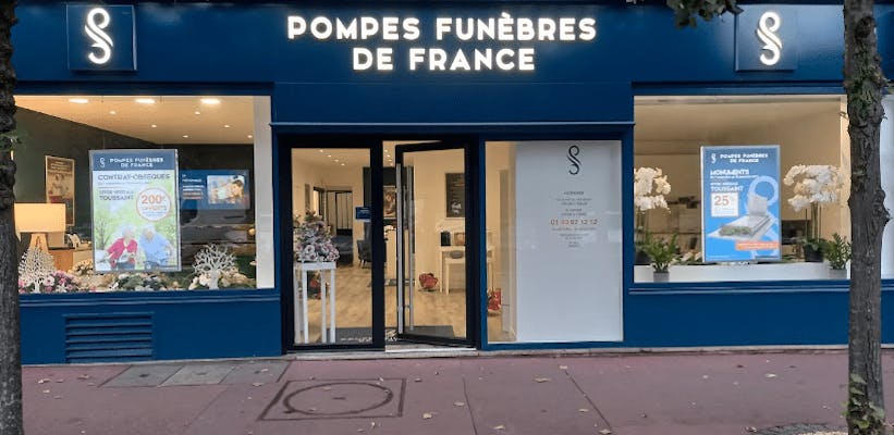 Photographie de Pompes Funèbres de France de  Levallois-Perret