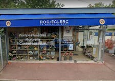 Devanture de Pompes Funèbres Roc-Eclerc