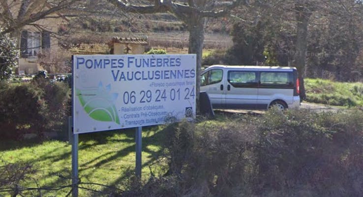 Photographie de la Pompes funèbres Vauclusiennes de Vacqueyras