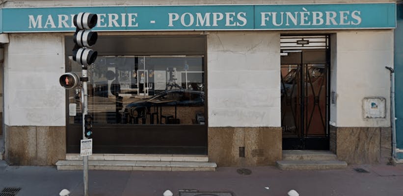 Photographie de la Pompes Funèbres Marbrerie Floury de Montrouge