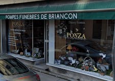 Devanture de Pompes Funèbres PONZA