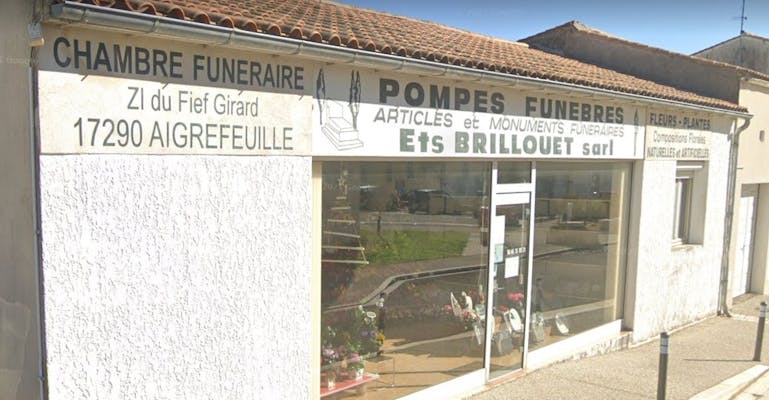 Photographie de la Pompes Funèbres Brillouet Guy de La Jarrie
