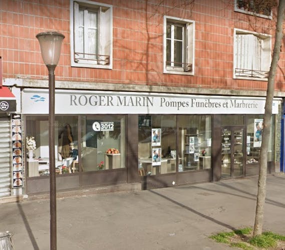 Photographie de Pompes Funèbres Marbrerie Roger Marin de Paris 17