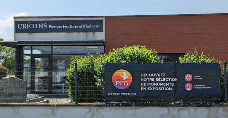 Photographie de Pompes Funèbres et Marbrerie Crétois - PFG de Conlie